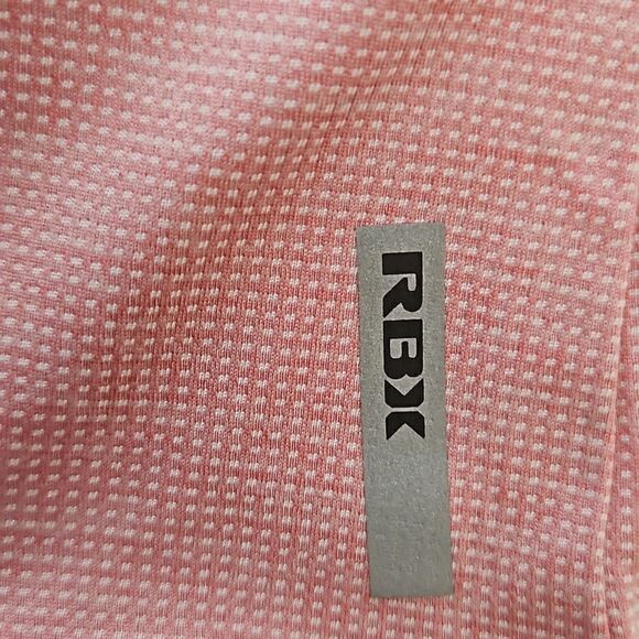 RBX Women's Active Racer Back Top Medium Pink & White - Picture 14 of 16